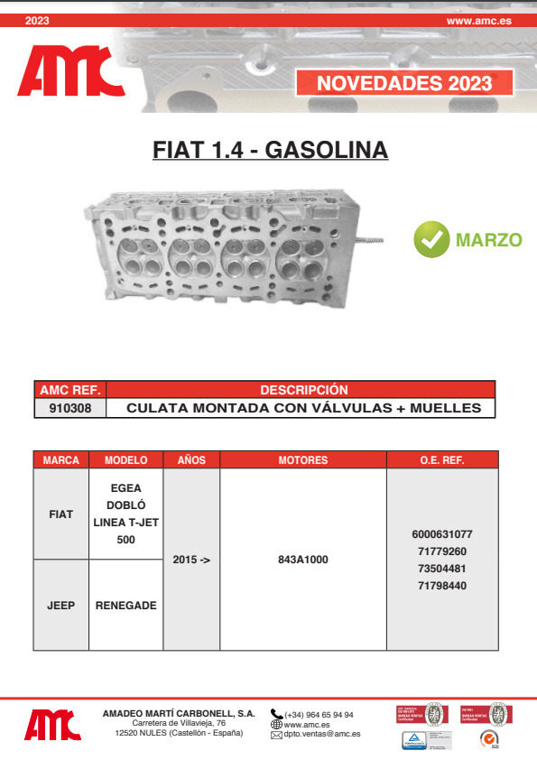 FIAT 1.4 – GASOLINA